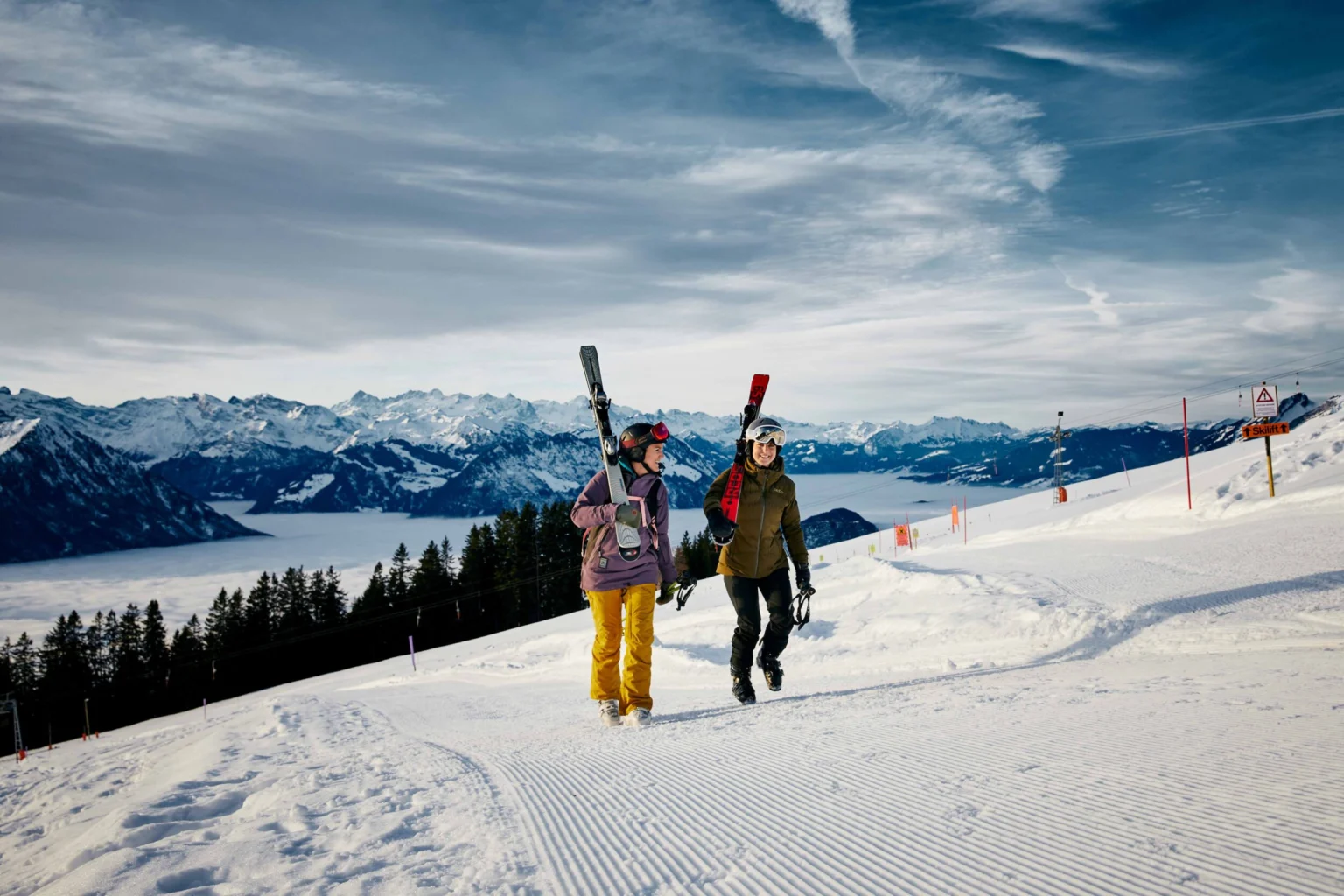 Skifahren neu